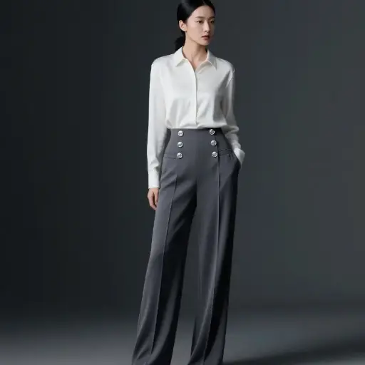 潮流商務直筒西褲